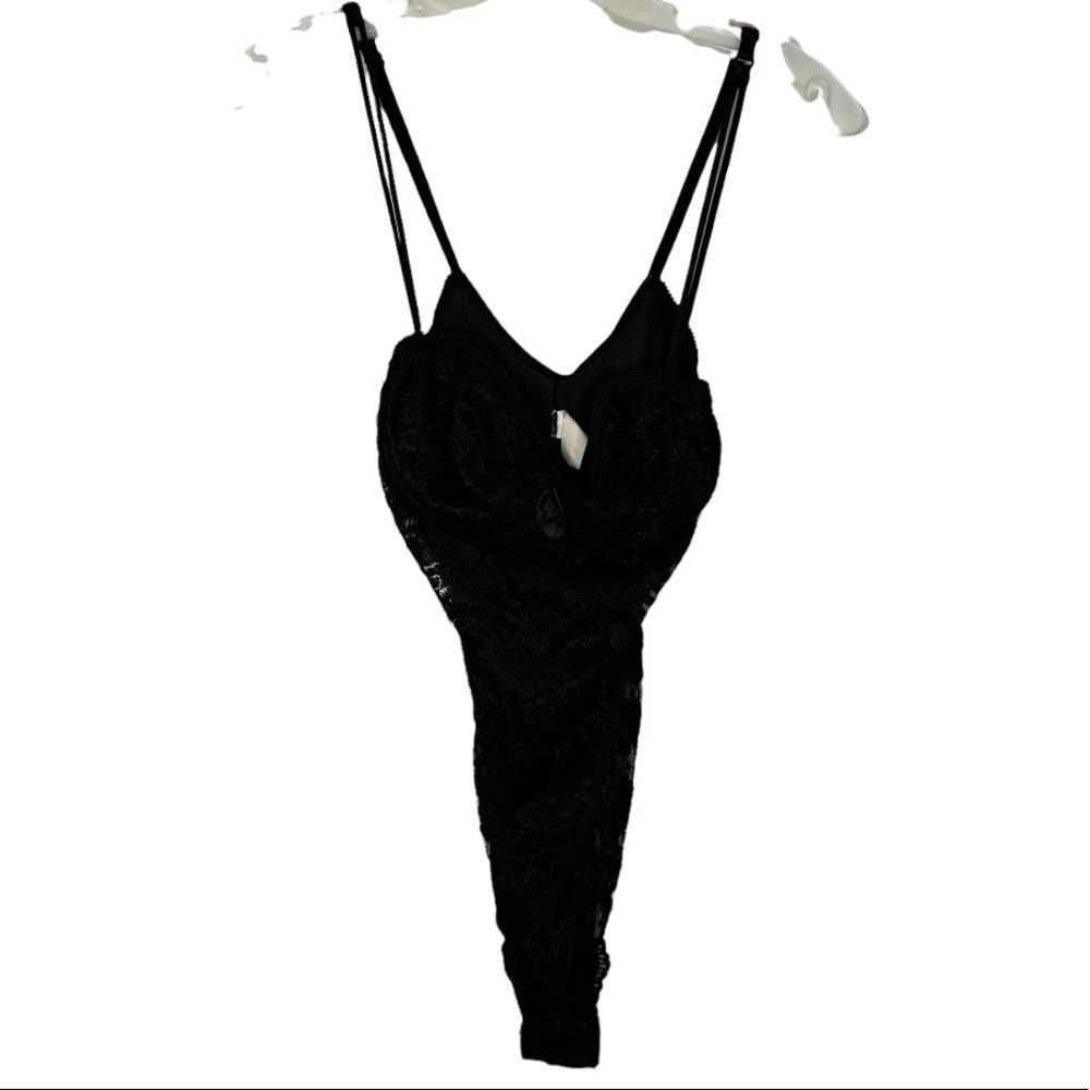 Vintage Victoria's‎ Secret Black Lace Teddy